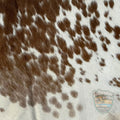 Brown & White Cowhide Panel - Quarter Circle AK Boutique