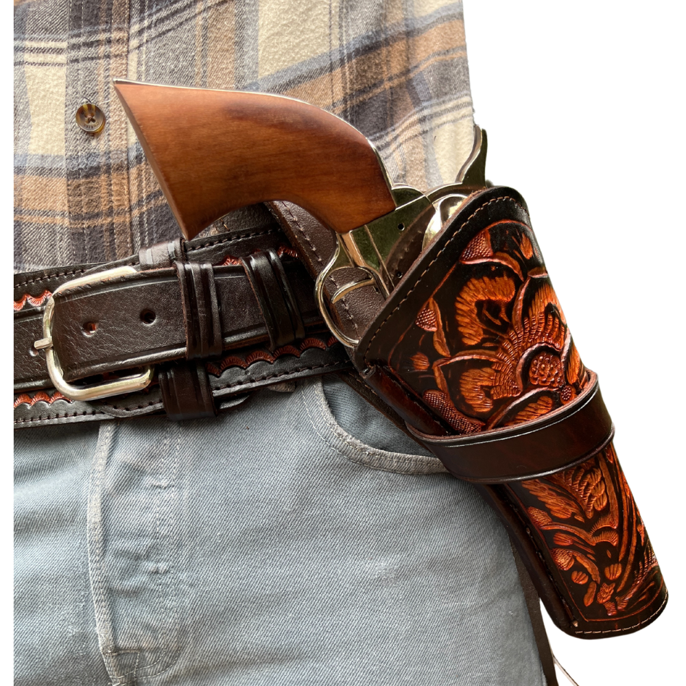 BIG Cross Draw XL Leather Holster - Brown