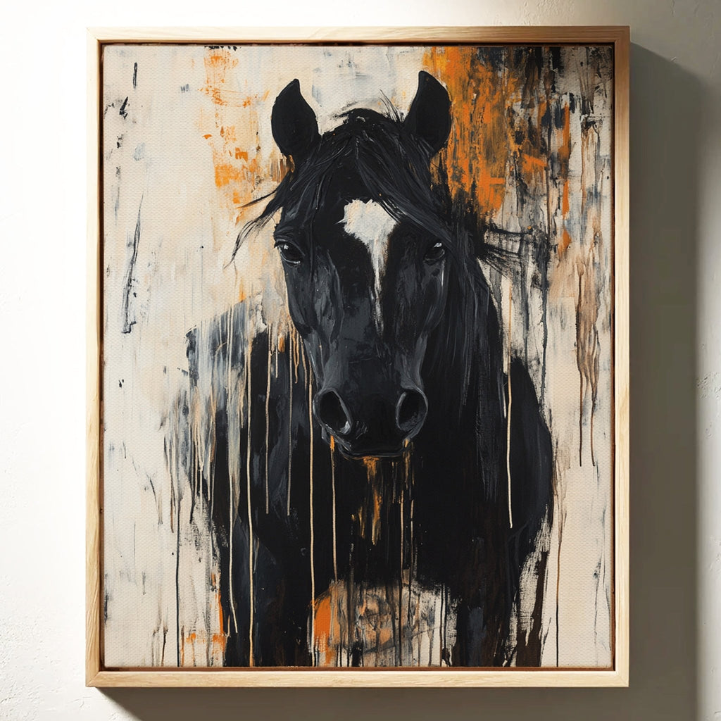Burnt Sienna Blaze Stallion - Quarter Circle AK Boutique