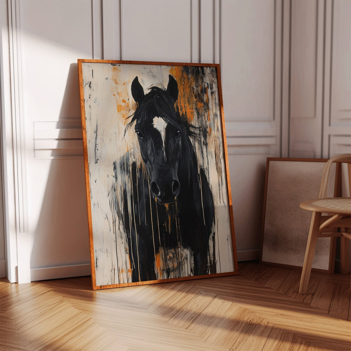 Burnt Sienna Blaze Stallion - Quarter Circle AK Boutique