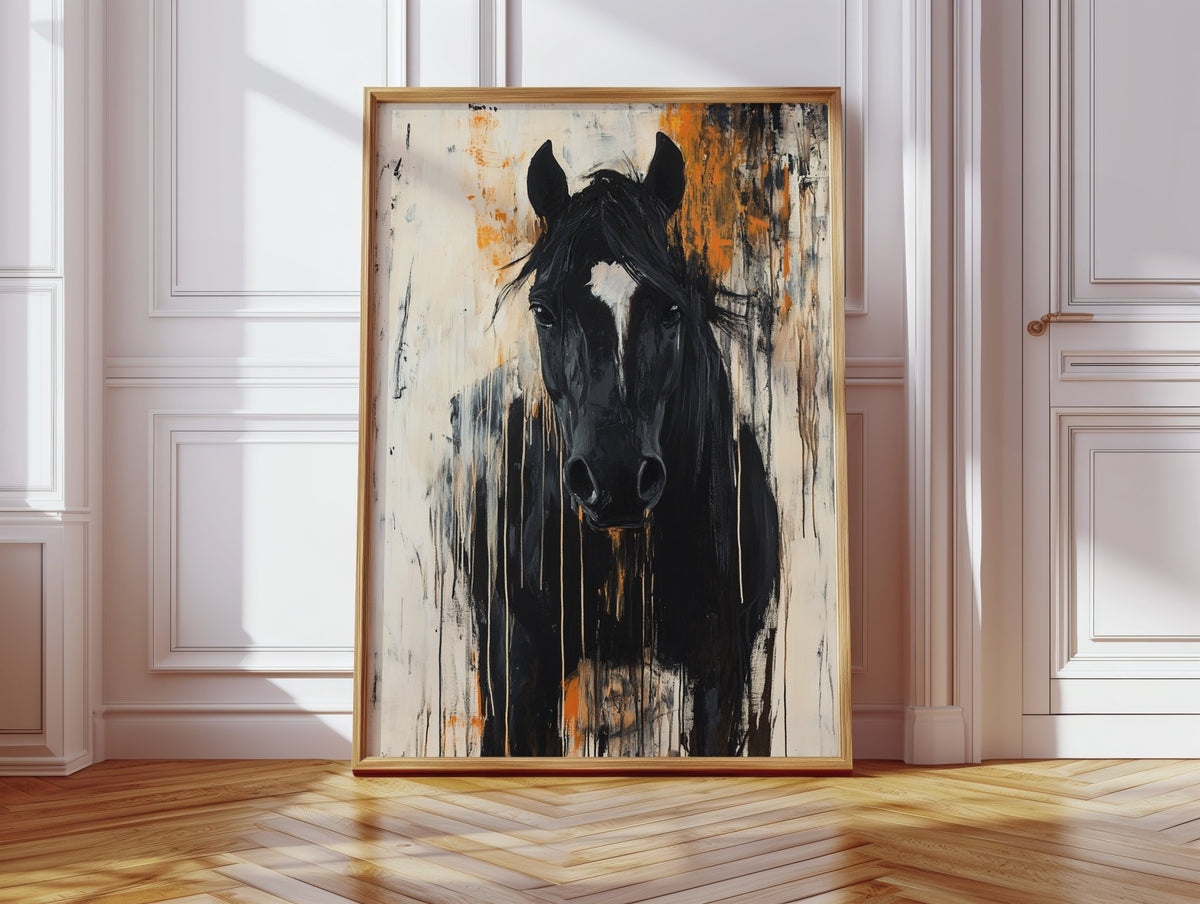 Burnt Sienna Blaze Stallion - Quarter Circle AK Boutique