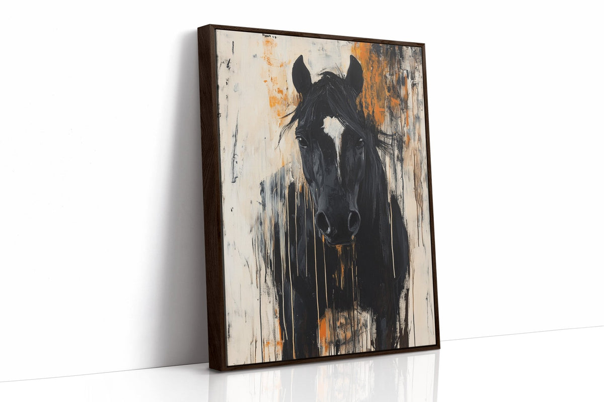 Burnt Sienna Blaze Stallion - Quarter Circle AK Boutique
