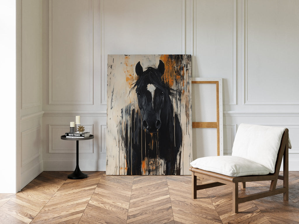 Burnt Sienna Blaze Stallion - Quarter Circle AK Boutique