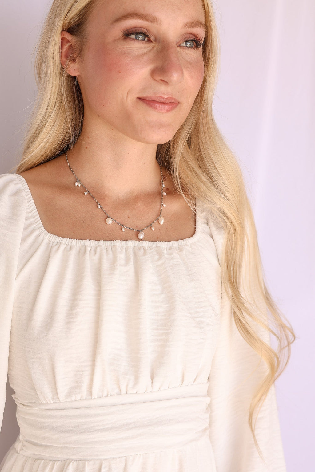 Calypso Necklace - Quarter Circle AK Boutique