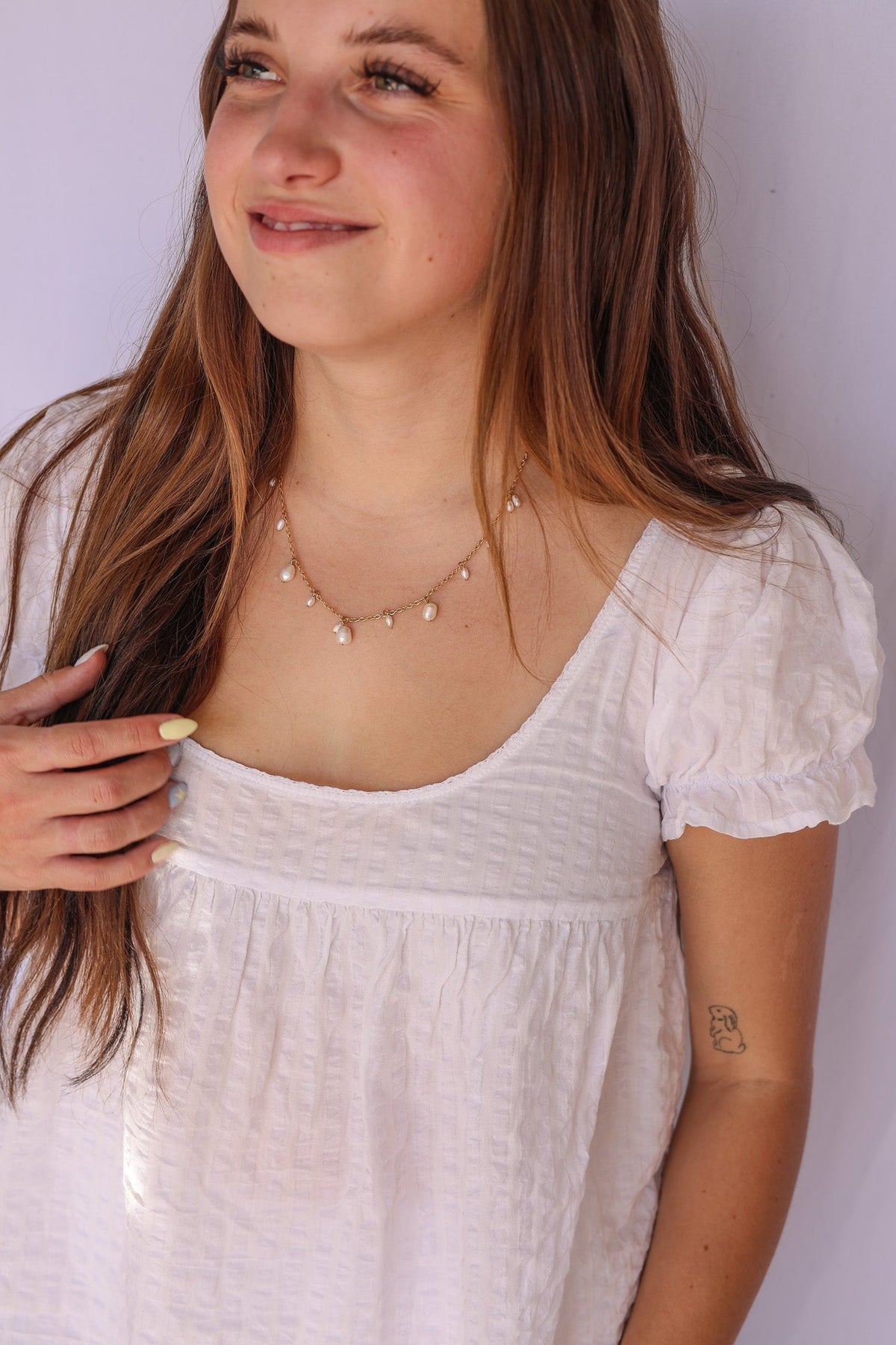 Calypso Necklace - Quarter Circle AK Boutique