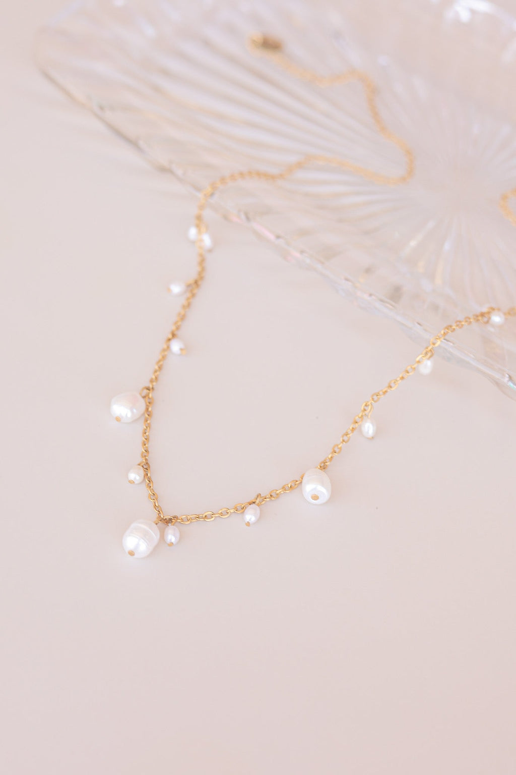 Calypso Necklace - Quarter Circle AK Boutique