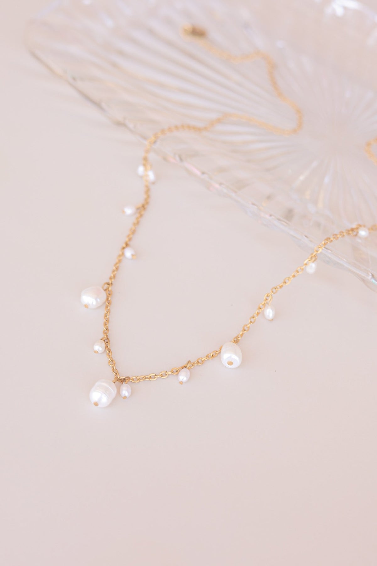 Calypso Necklace - Quarter Circle AK Boutique