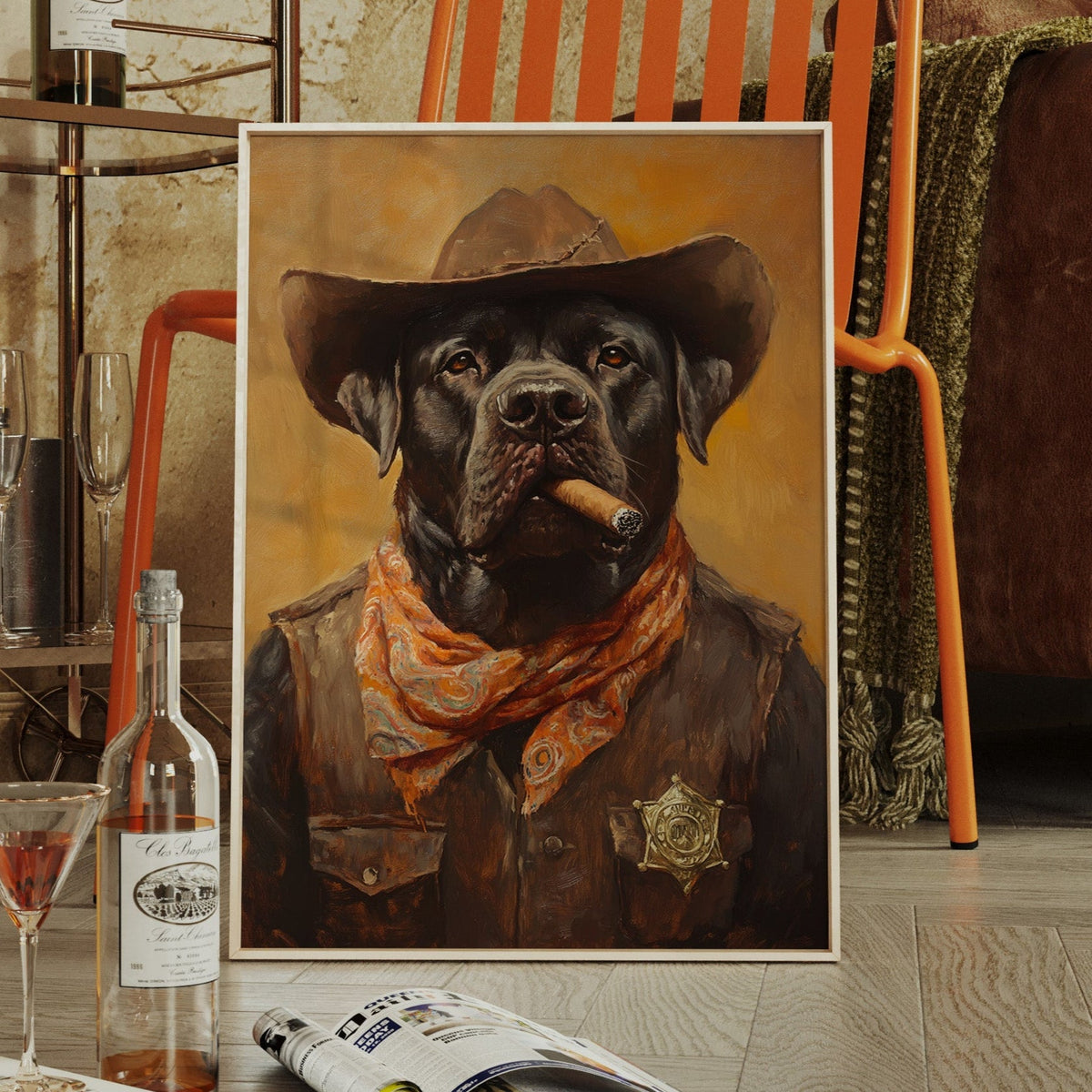 Cane Corso Outlaw Sheriff - Quarter Circle AK Boutique