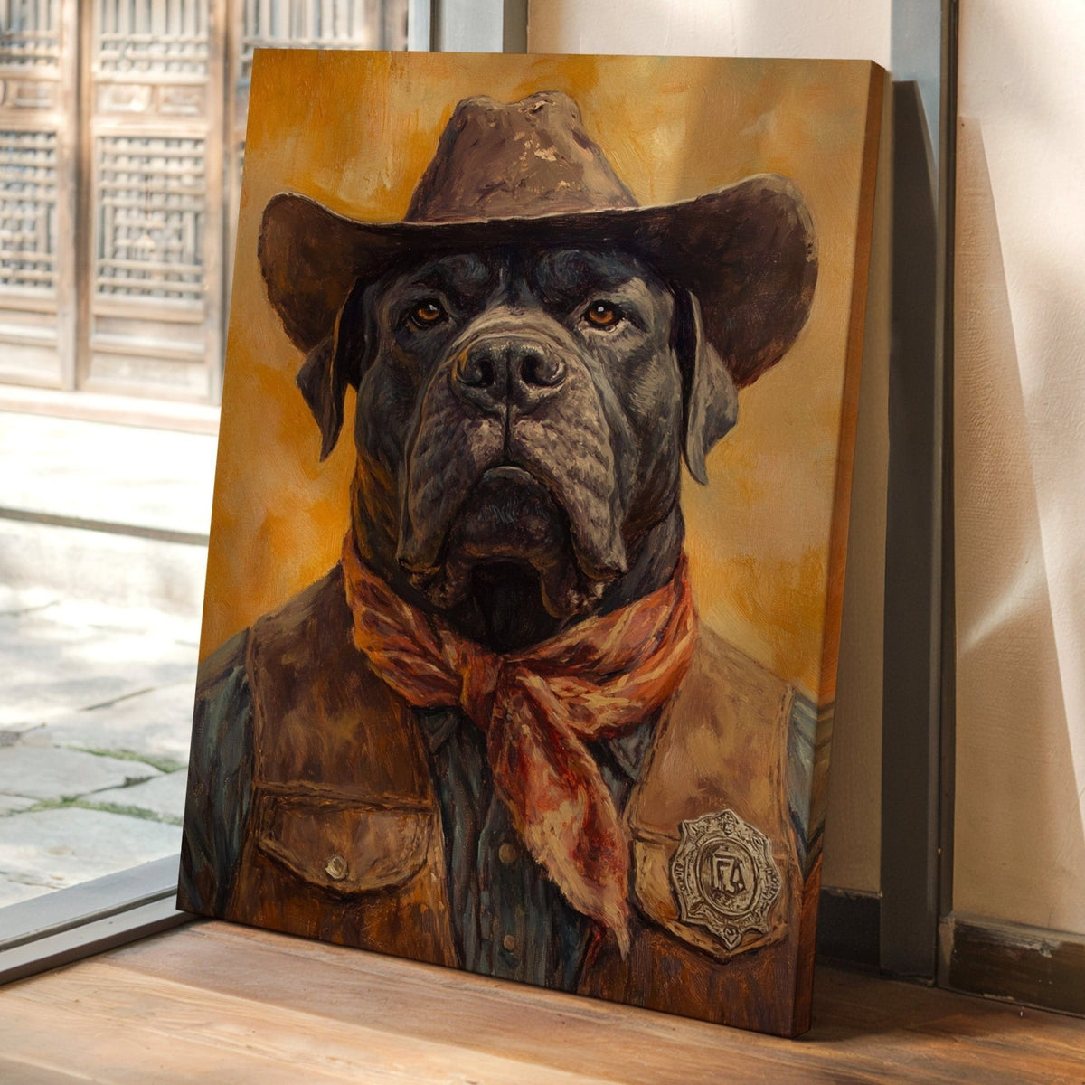 Cane Corso Western Marshal - Quarter Circle AK Boutique