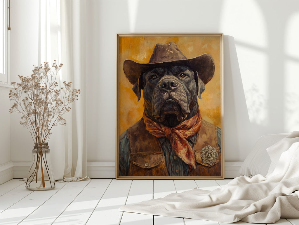 Cane Corso Western Marshal - Quarter Circle AK Boutique