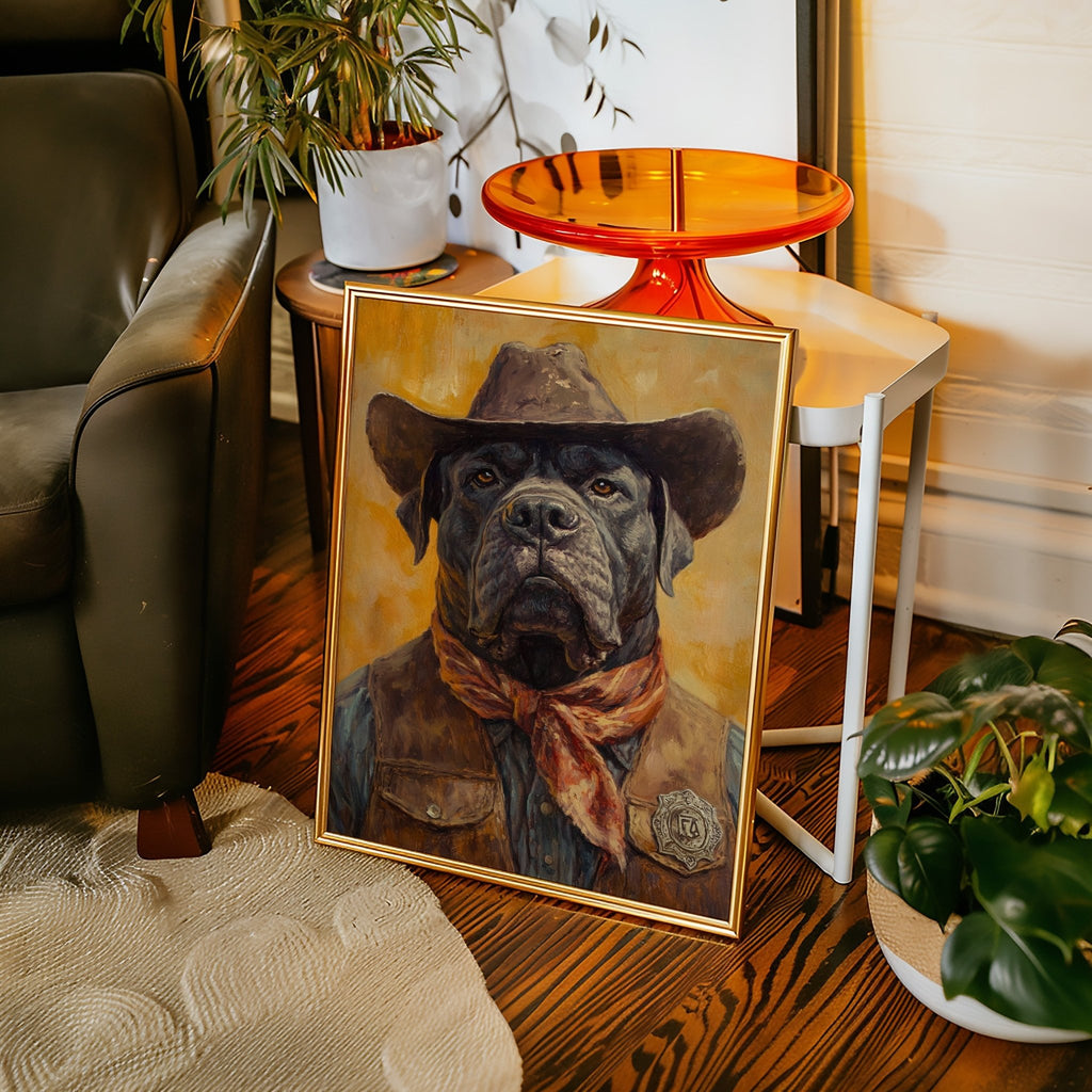 Cane Corso Western Marshal - Quarter Circle AK Boutique