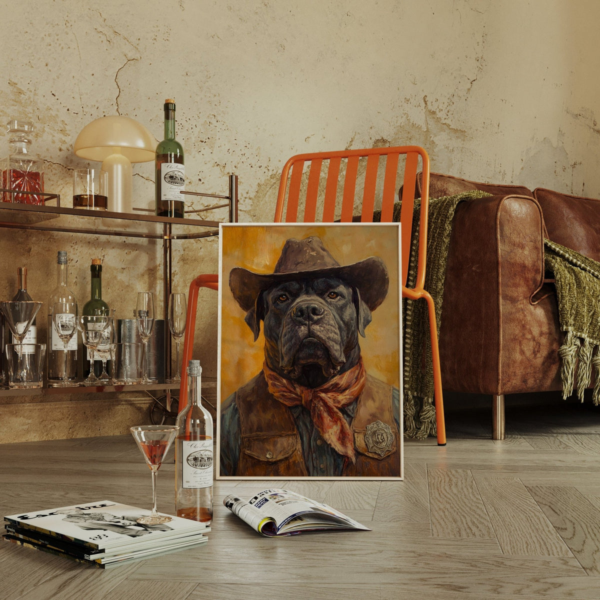 Cane Corso Western Marshal - Quarter Circle AK Boutique