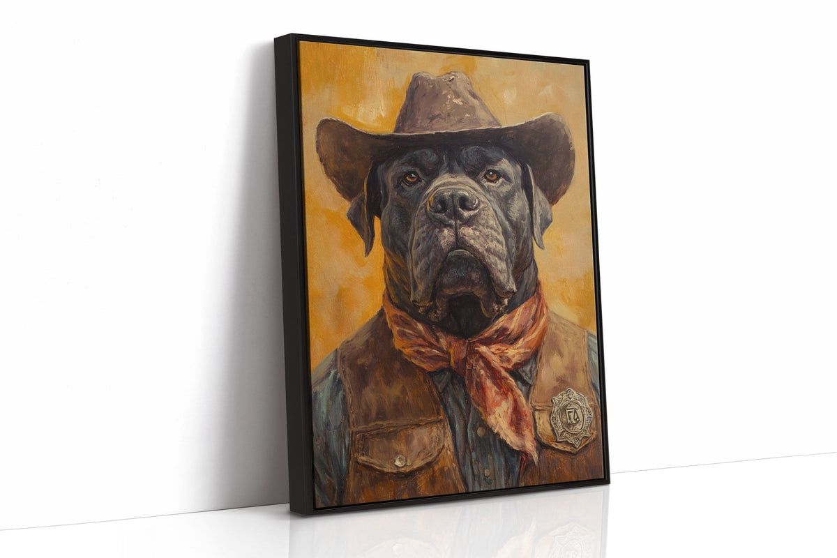 Cane Corso Western Marshal - Quarter Circle AK Boutique