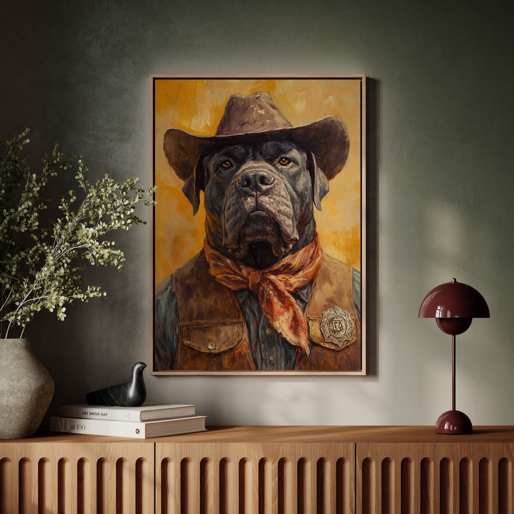 Cane Corso Western Marshal - Quarter Circle AK Boutique