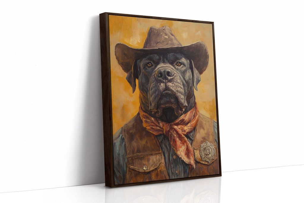 Cane Corso Western Marshal - Quarter Circle AK Boutique