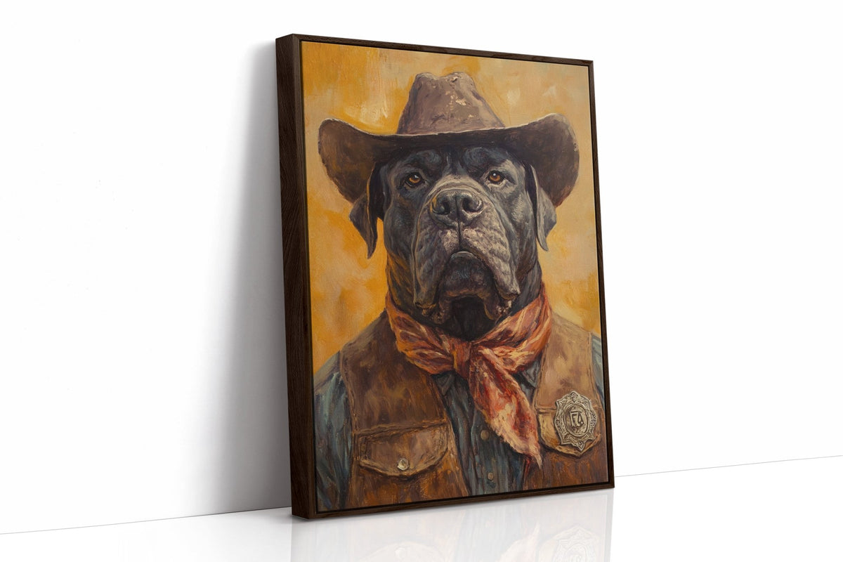 Cane Corso Western Marshal - Quarter Circle AK Boutique