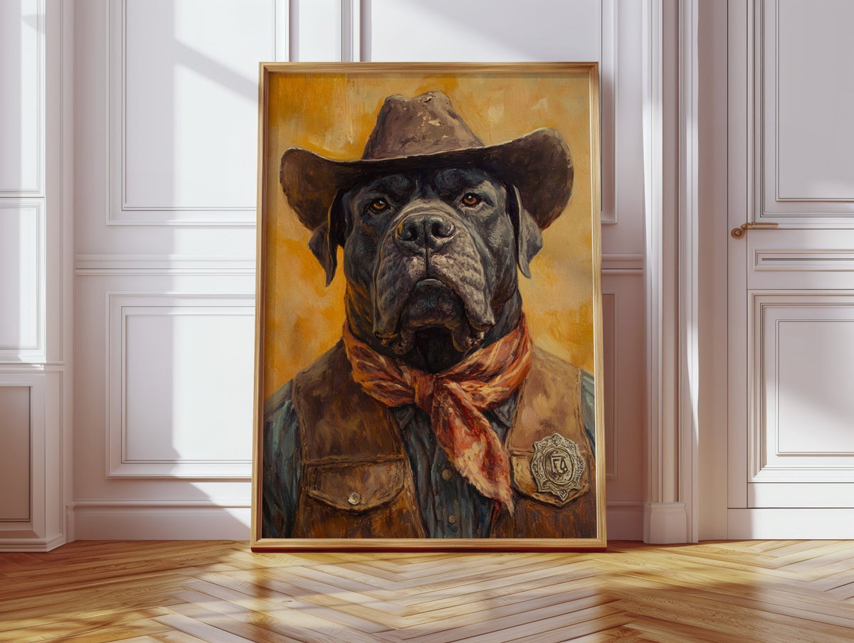Cane Corso Western Marshal - Quarter Circle AK Boutique