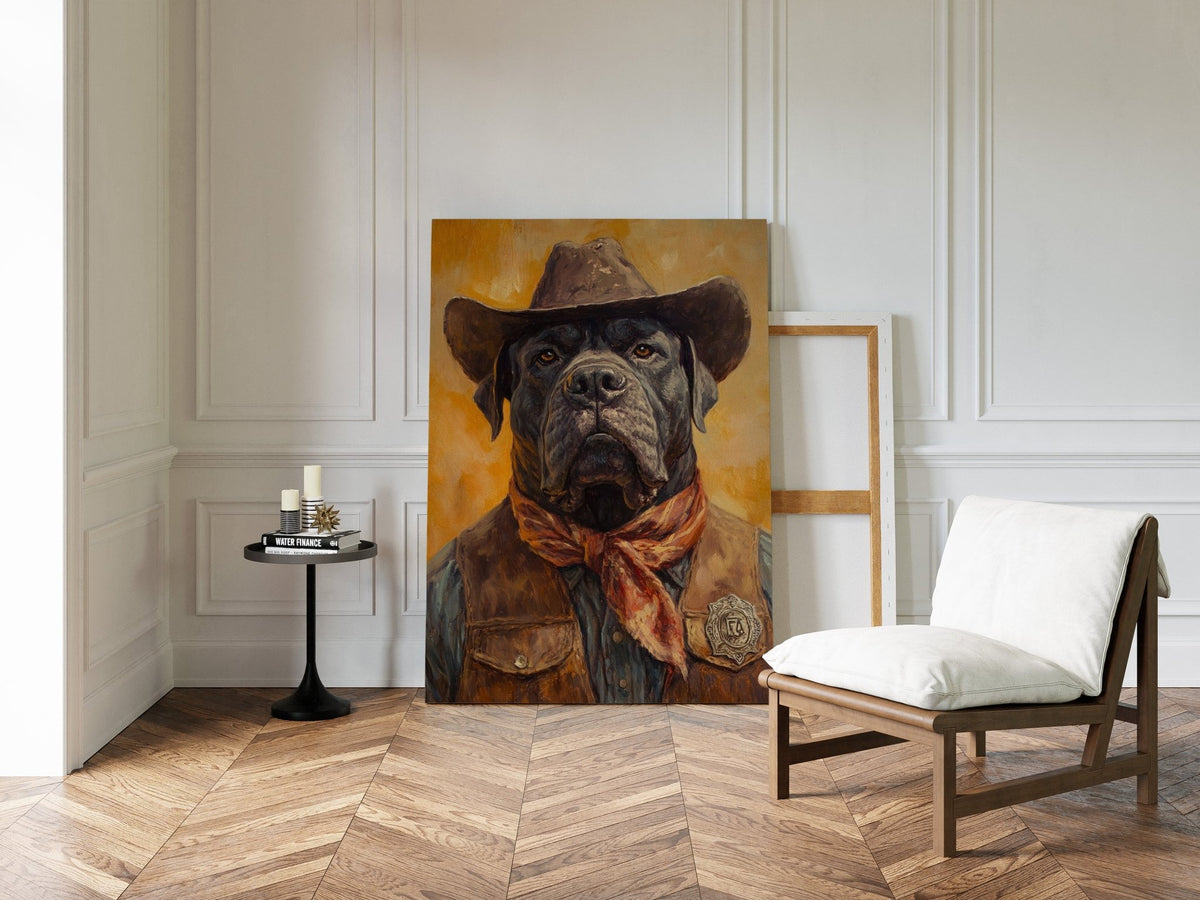 Cane Corso Western Marshal - Quarter Circle AK Boutique