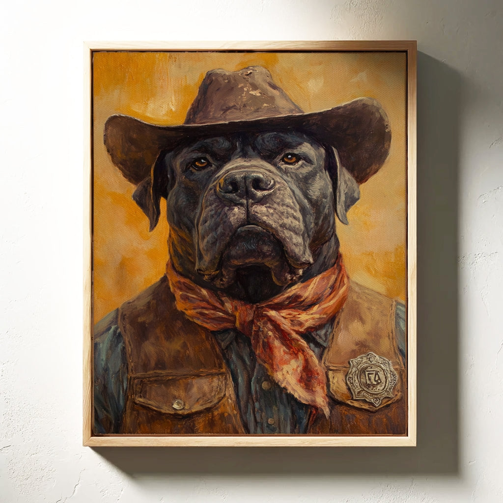 Cane Corso Western Marshal - Quarter Circle AK Boutique