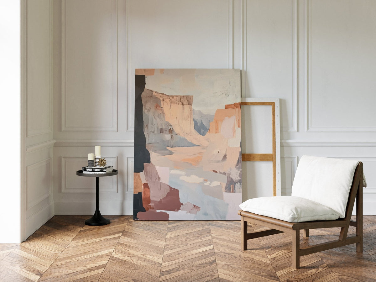 Canyon Light: Abstract Southwest Landscape - Quarter Circle AK Boutique