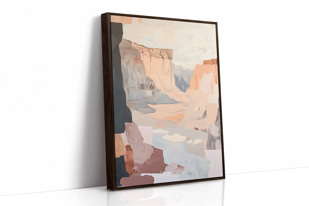 Canyon Light: Abstract Southwest Landscape - Quarter Circle AK Boutique