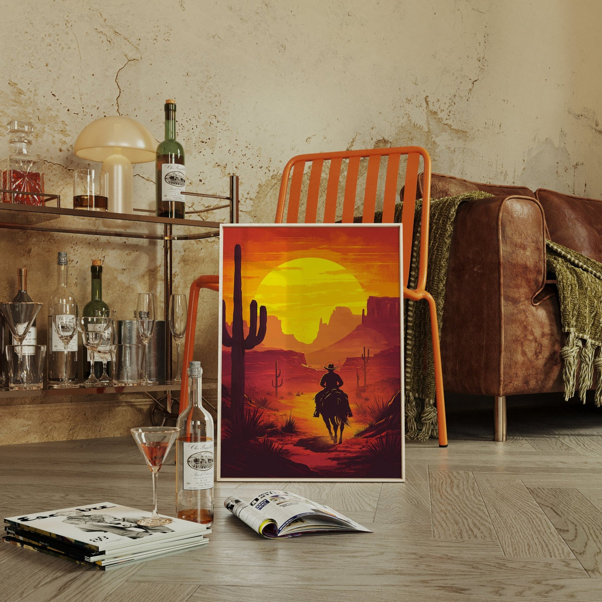 Chasing the Golden Horizon - Quarter Circle AK Boutique