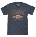 Chevrolet: An American Classic T-Shirt - Indigo Black Heather - Quarter Circle AK Boutique