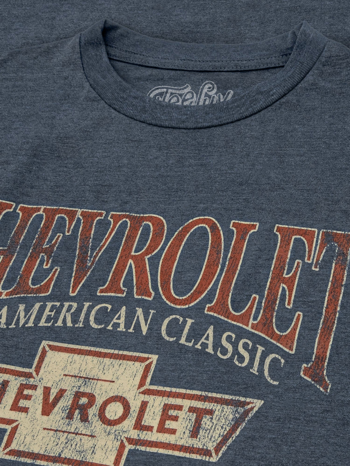 Chevrolet: An American Classic T-Shirt - Indigo Black Heather - Quarter Circle AK Boutique