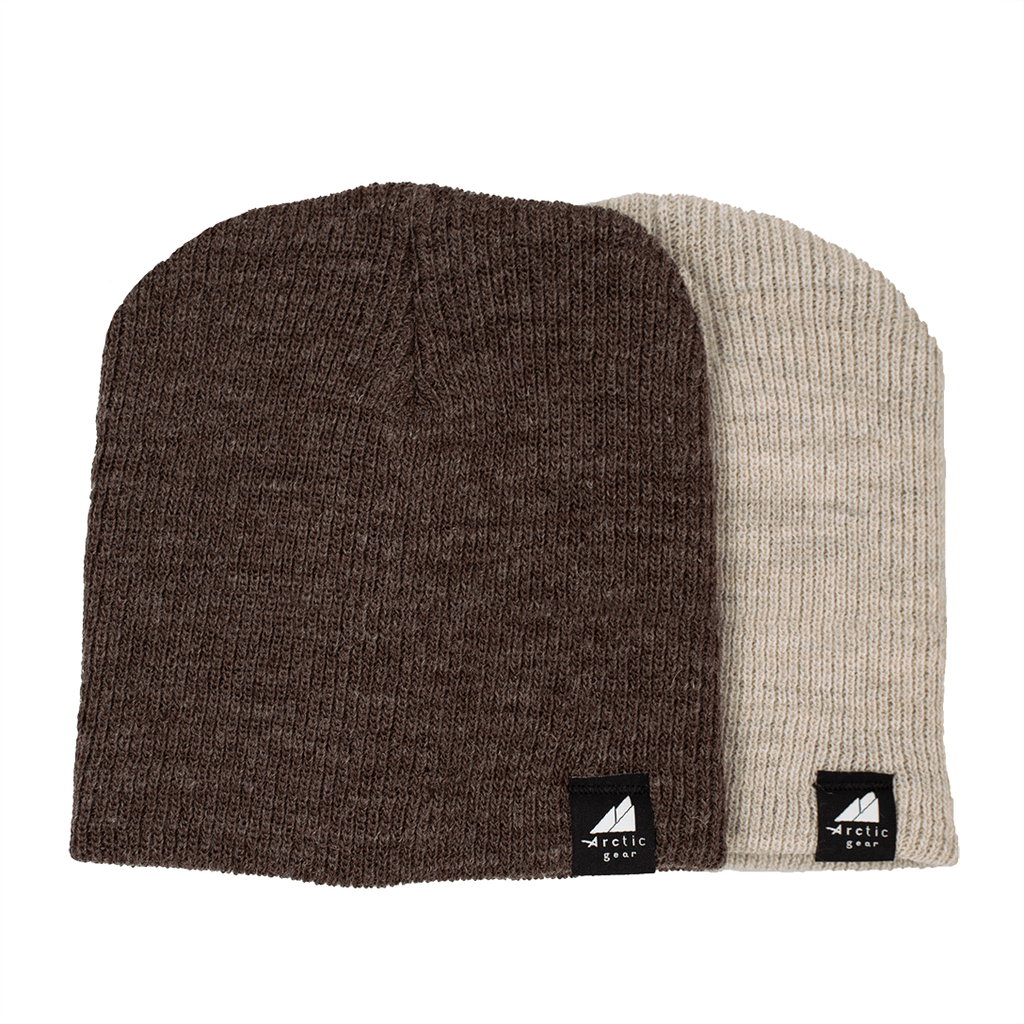 Child Acrylic/Wool Beanie Multipack - Quarter Circle AK Boutique