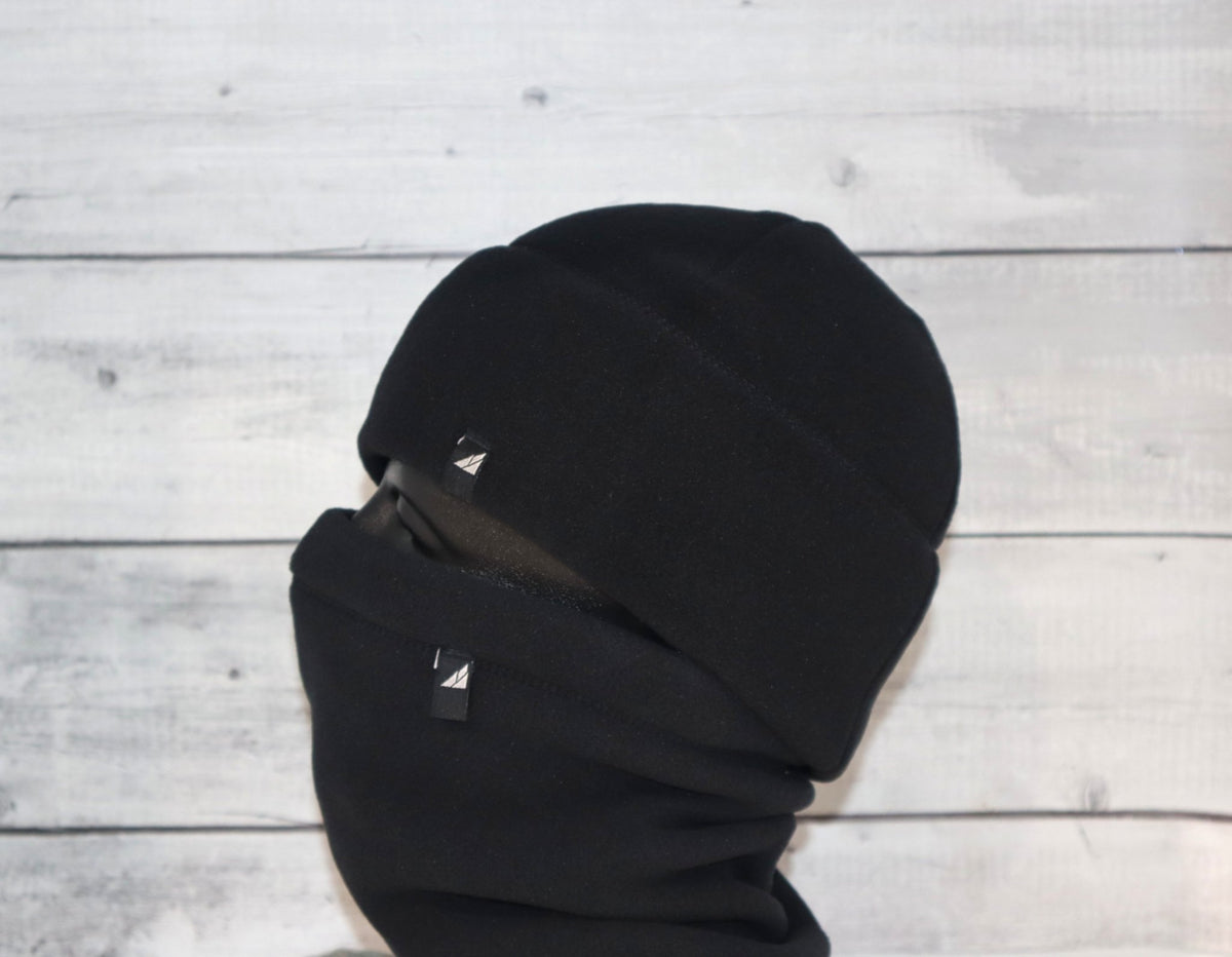 Child Fleece Cap and Neck Gaiter - Quarter Circle AK Boutique