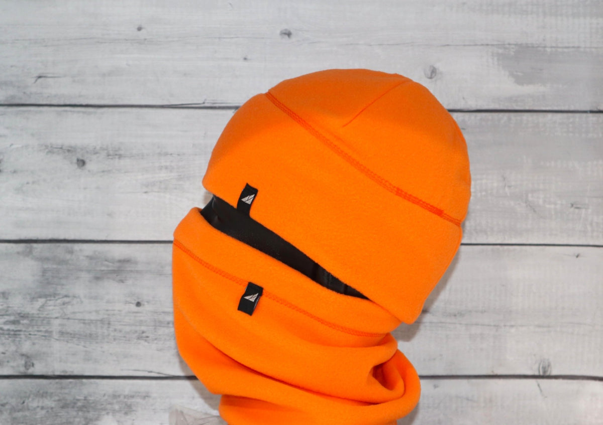 Child Fleece Cap and Neck Gaiter - Quarter Circle AK Boutique