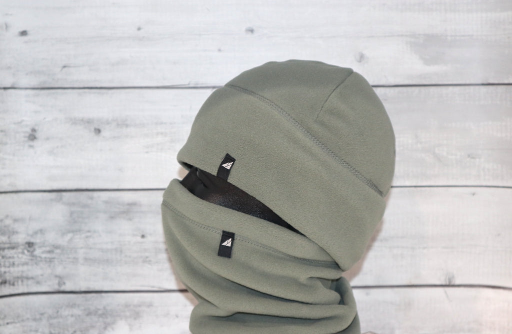 Child Fleece Cap and Neck Gaiter - Quarter Circle AK Boutique