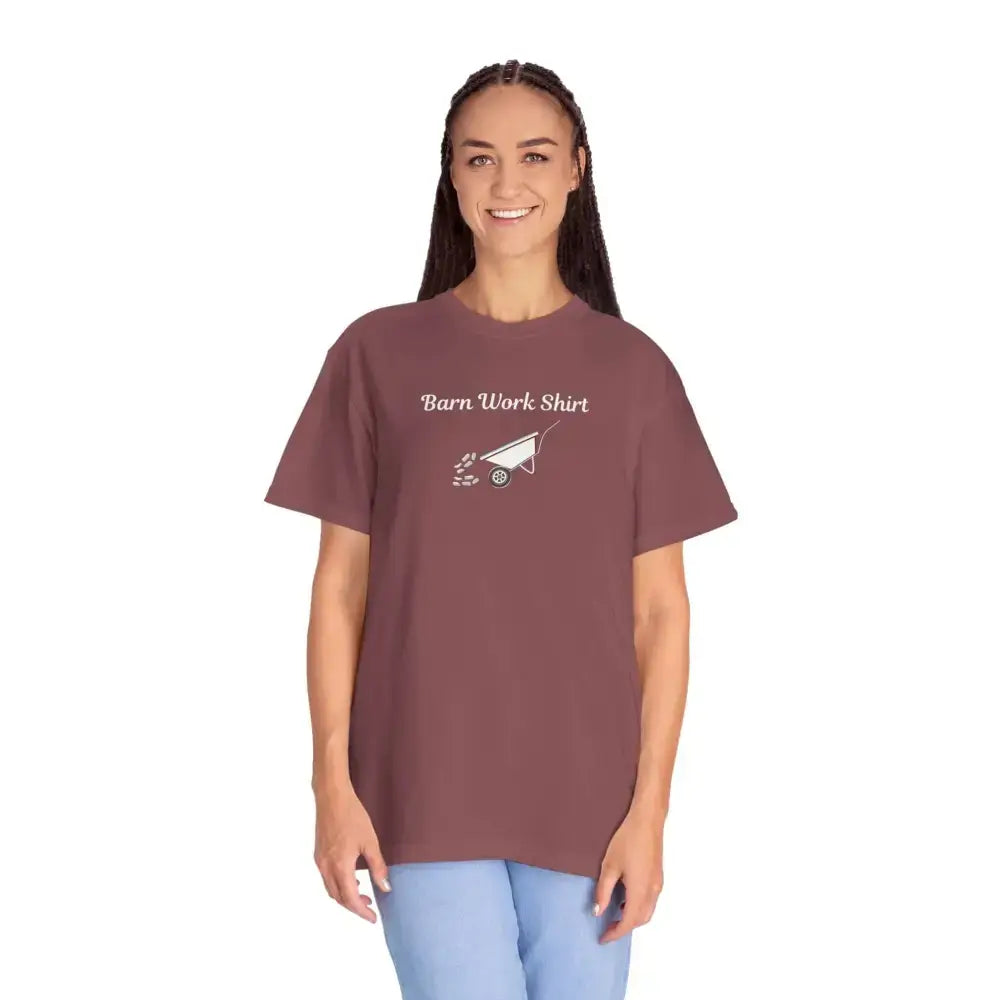 Classic Barn Work T-Shirt – Built for Grit and Comfort, Barn Work Tee