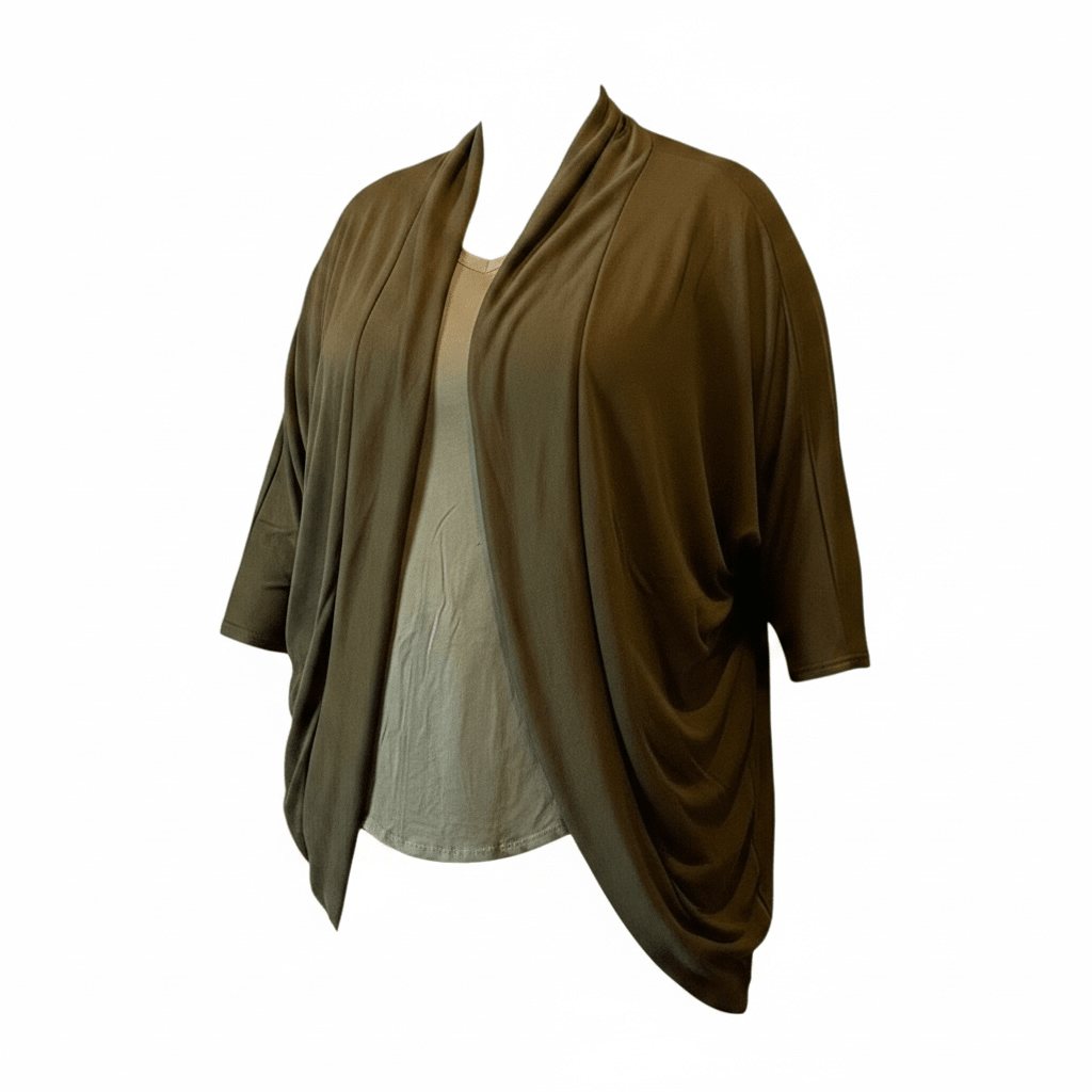 Cocoon Plus Size Womens Cardigan Sweater - Quarter Circle AK Boutique