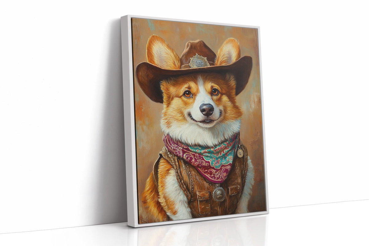 Corgi Sheriff with a Heart of Gold - Quarter Circle AK Boutique