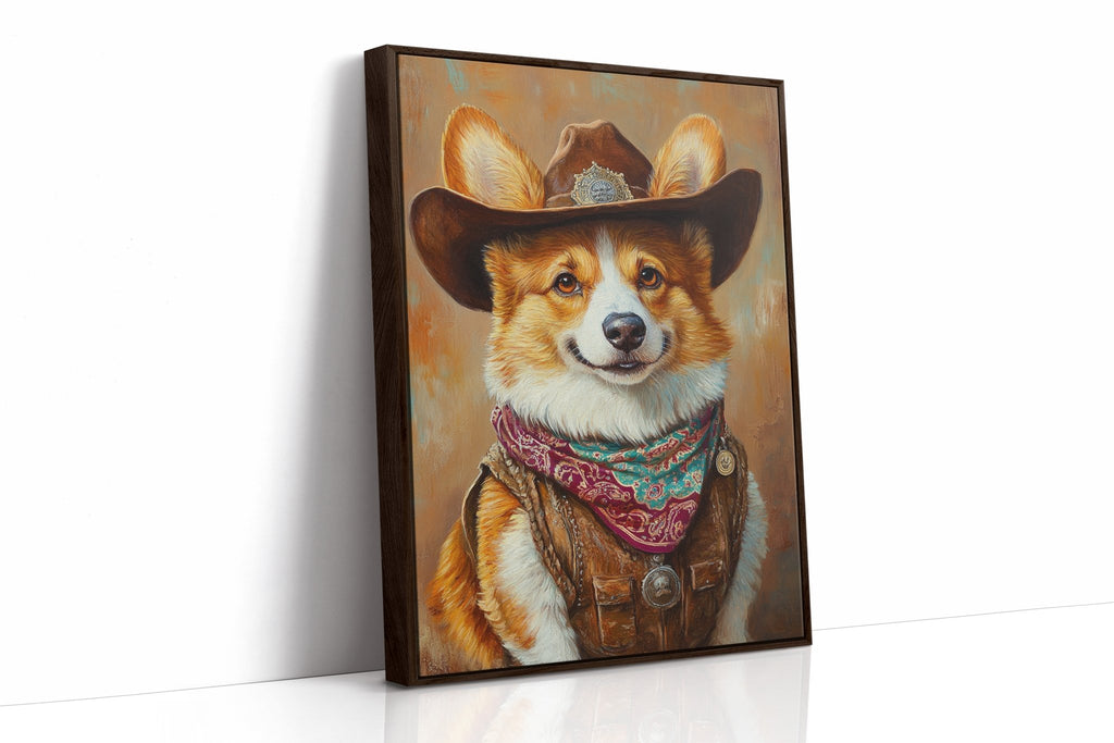 Corgi Sheriff with a Heart of Gold - Quarter Circle AK Boutique