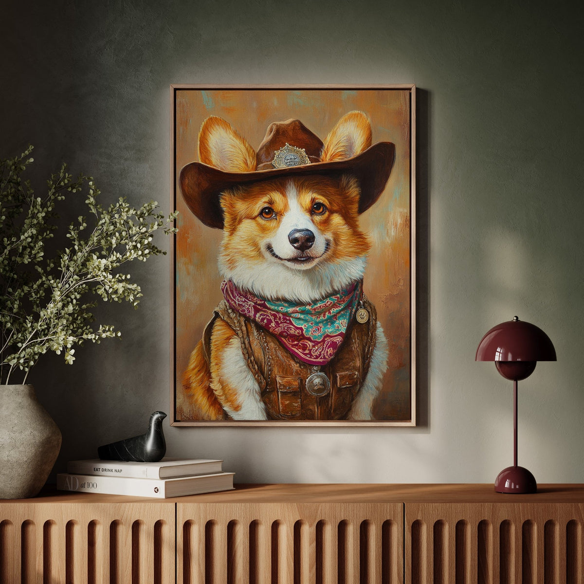 Corgi Sheriff with a Heart of Gold - Quarter Circle AK Boutique