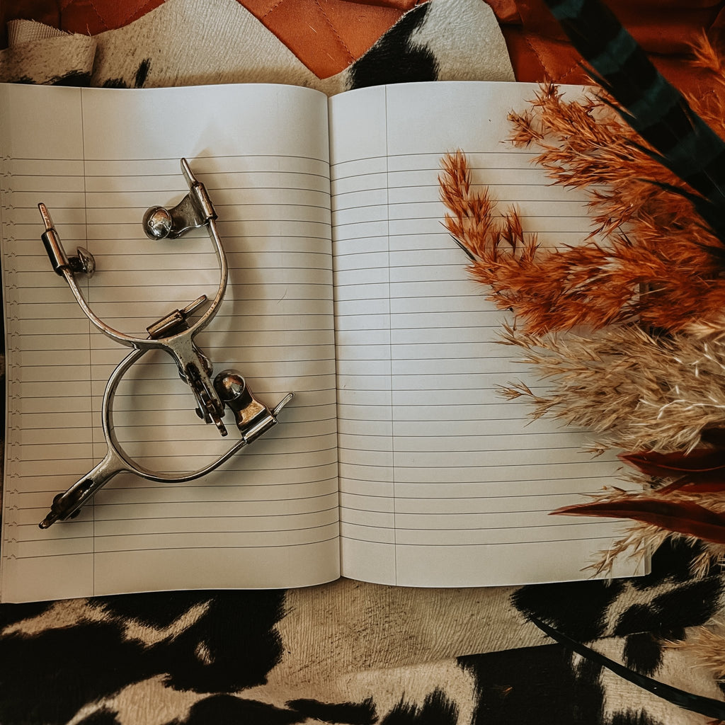 Cow Hide Print Lined Journals - Quarter Circle AK Boutique