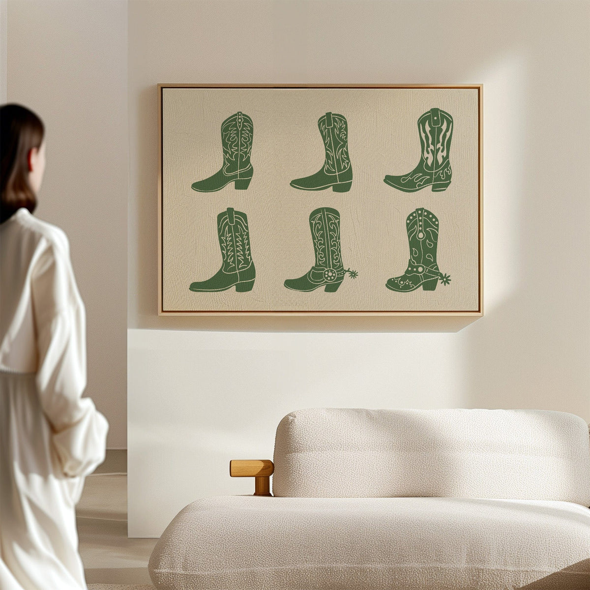 Cowboy Boots Wall Art – Western Country Aesthetic Print - Quarter Circle AK Boutique