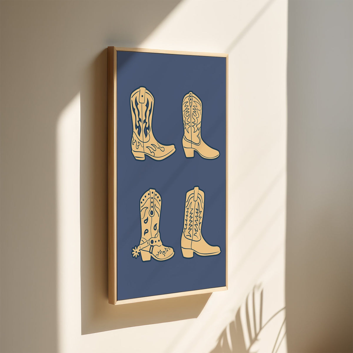 Cowboy Boots Wall Art – Western Country Decor Print - Quarter Circle AK Boutique