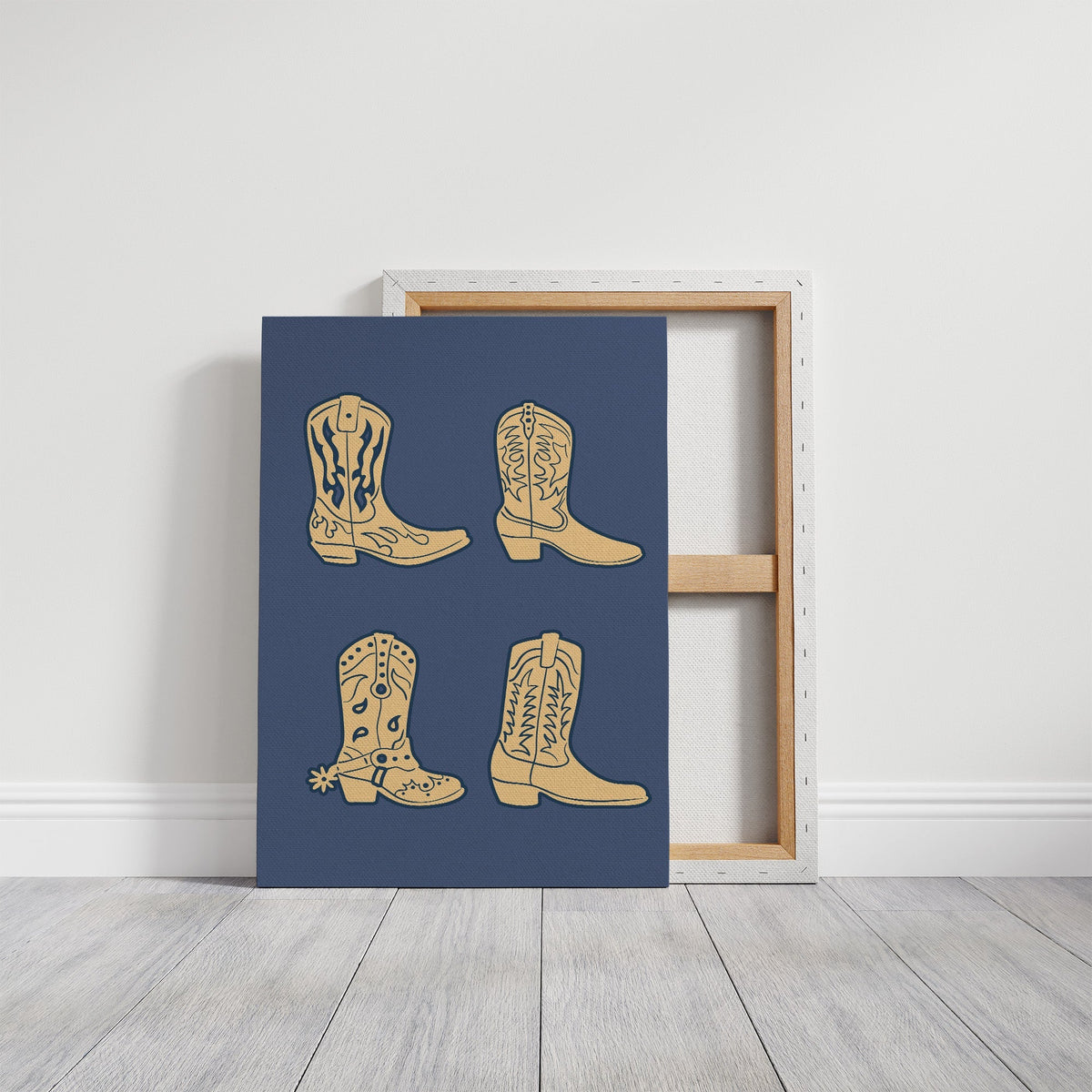 Cowboy Boots Wall Art – Western Country Decor Print - Quarter Circle AK Boutique