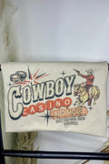 "Cowboy Casino" Western Graphic Tee — Jerzees Vegas Western Statement - Quarter Circle AK Boutique