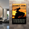Cowboy Code Sign II - Quarter Circle AK Boutique