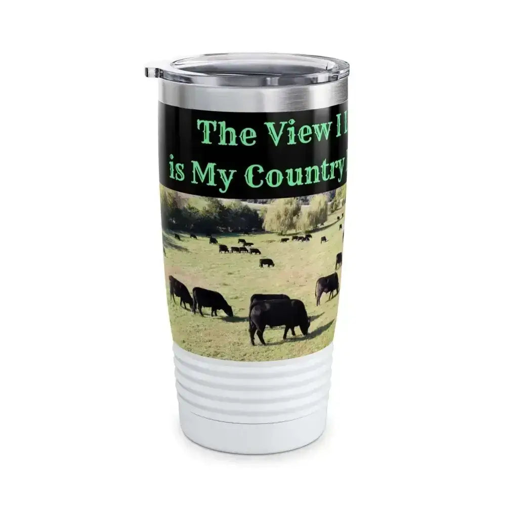 Cowboy Country Coffee Mug, Farmer Travel Tumbler, Gifts for Men 20oz