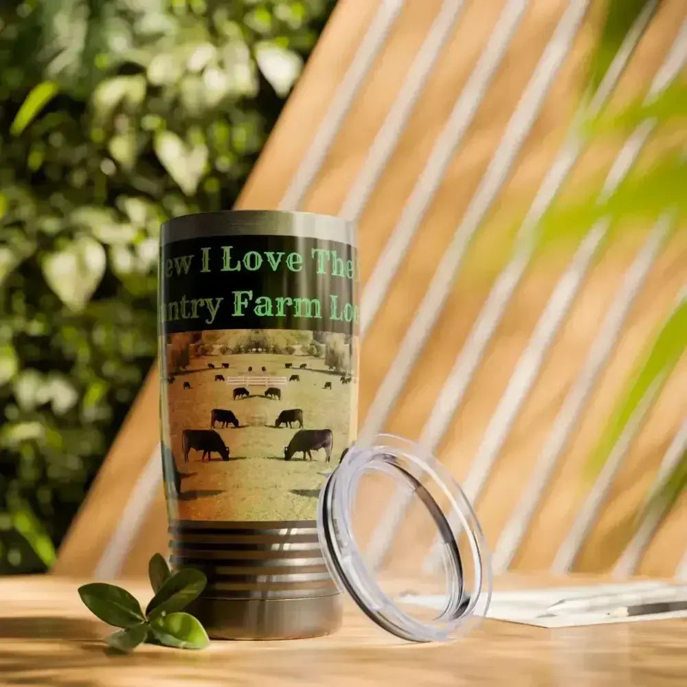 Cowboy Country Coffee Mug, Farmer Travel Tumbler, Gifts for Men 20oz