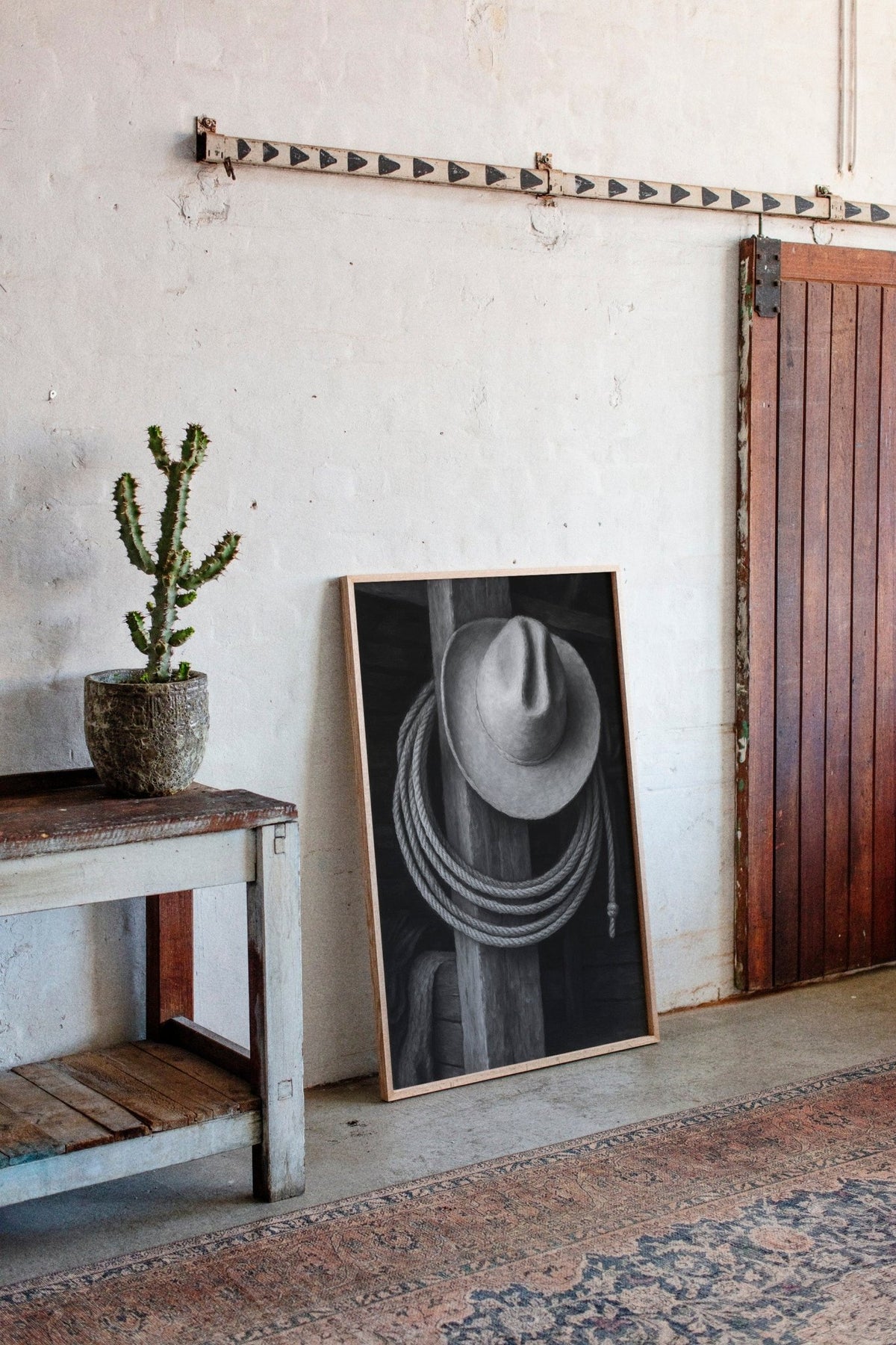 Cowboy Hat and Lasso - Quarter Circle AK Boutique