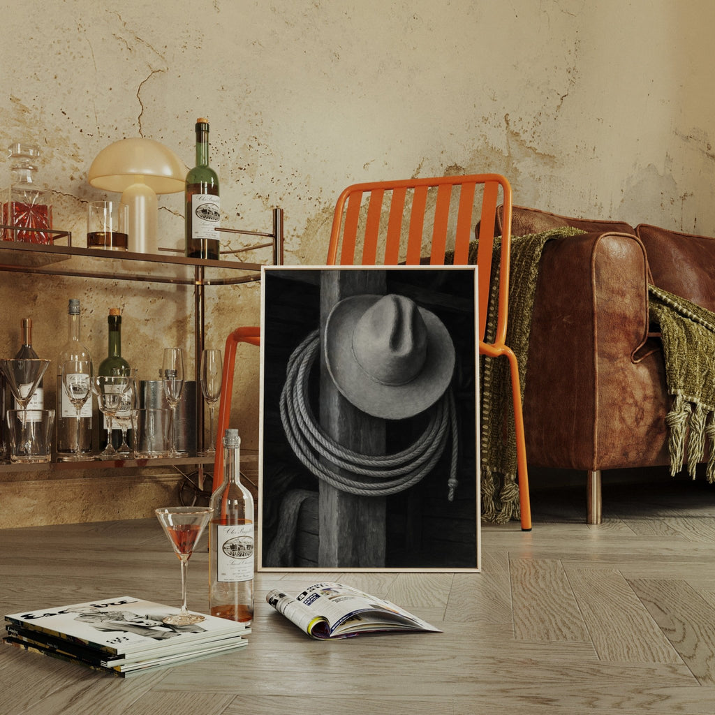 Cowboy Hat and Lasso - Quarter Circle AK Boutique