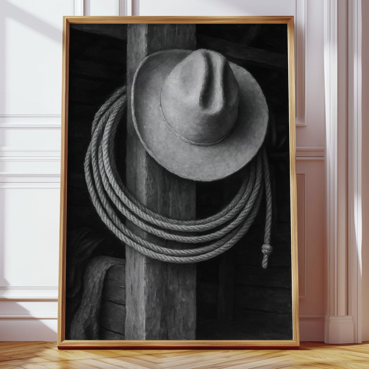 Cowboy Hat and Lasso - Quarter Circle AK Boutique