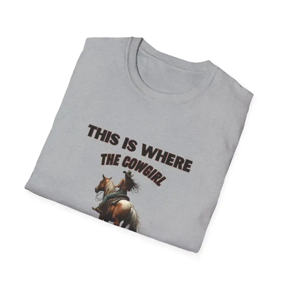 Cowgirl Adventure T-Shirt, Western Apparel, Tailriding Tee