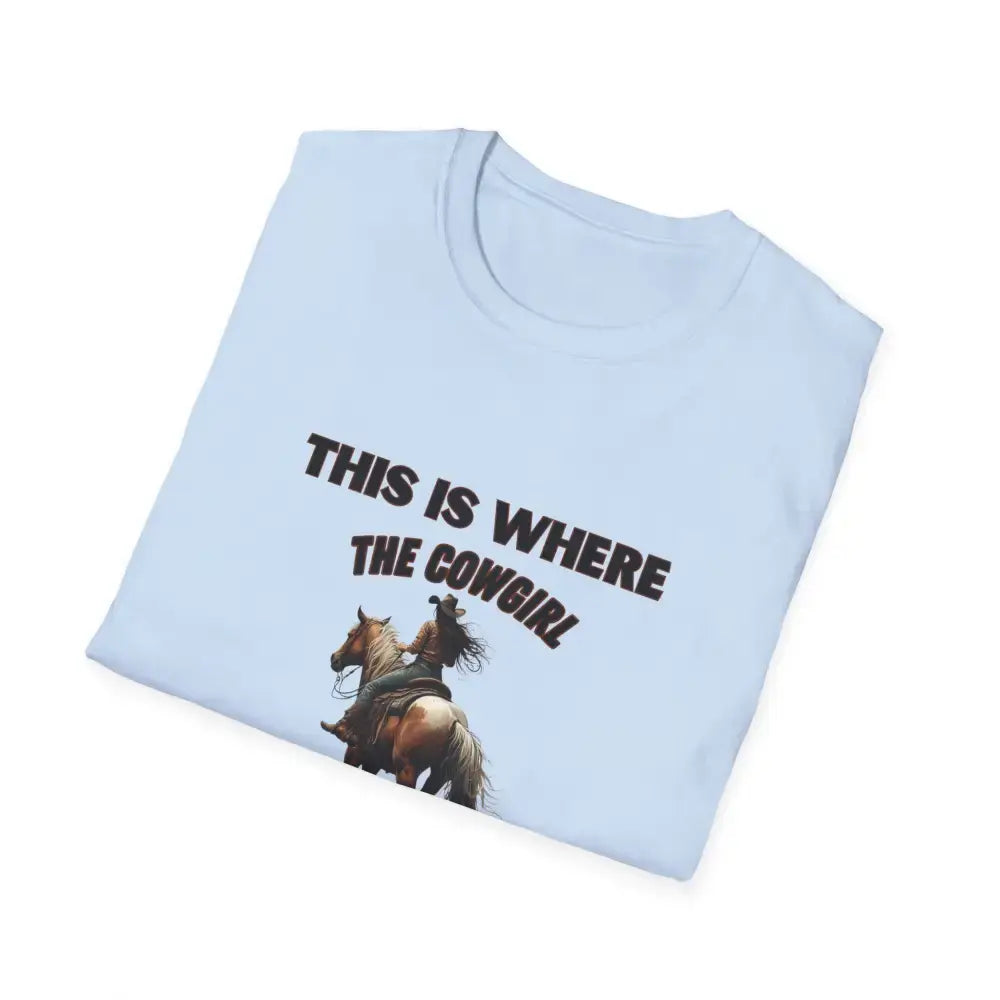 Cowgirl Adventure T-Shirt, Western Apparel, Tailriding Tee